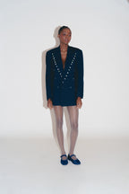 DARK BLUE LAPEL CERAMICS