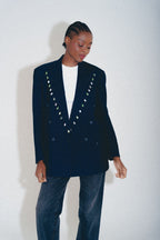 DARK BLUE LAPEL CERAMICS